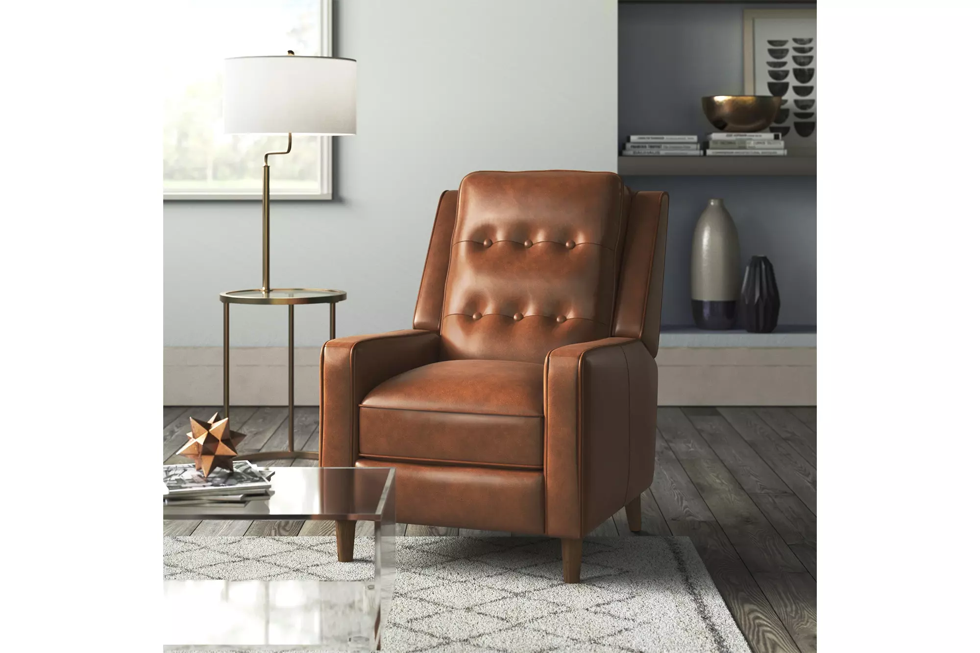 Steelside Kaley Leather Recliner