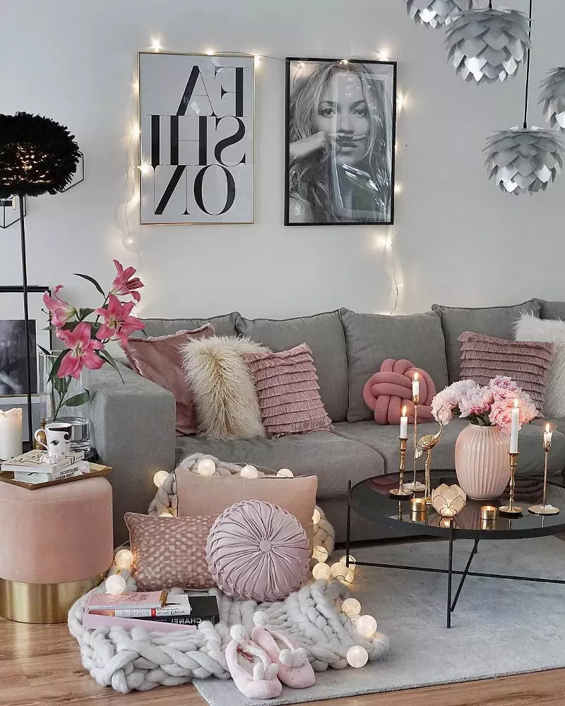 hygge interior design living room