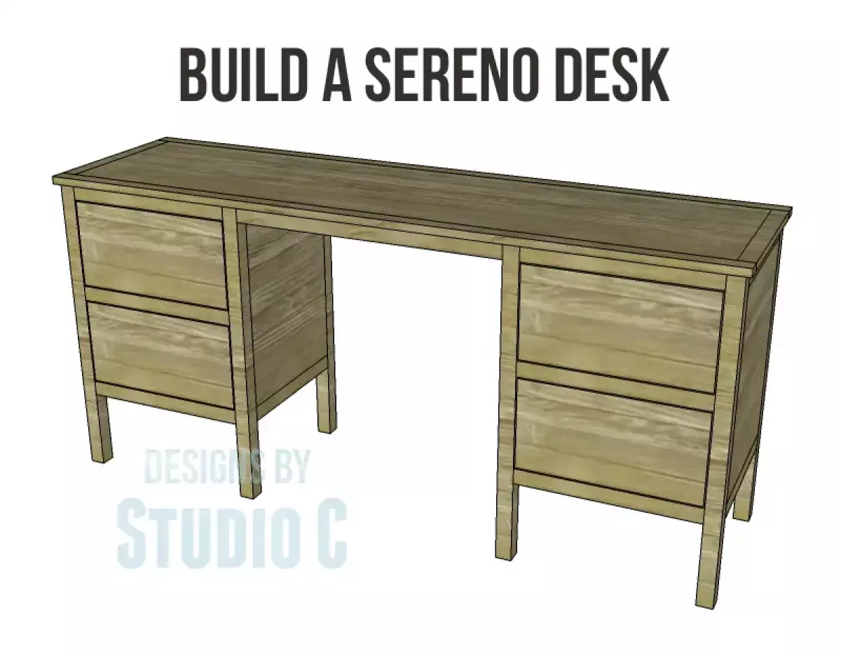 Free plans to build a Sereno desk