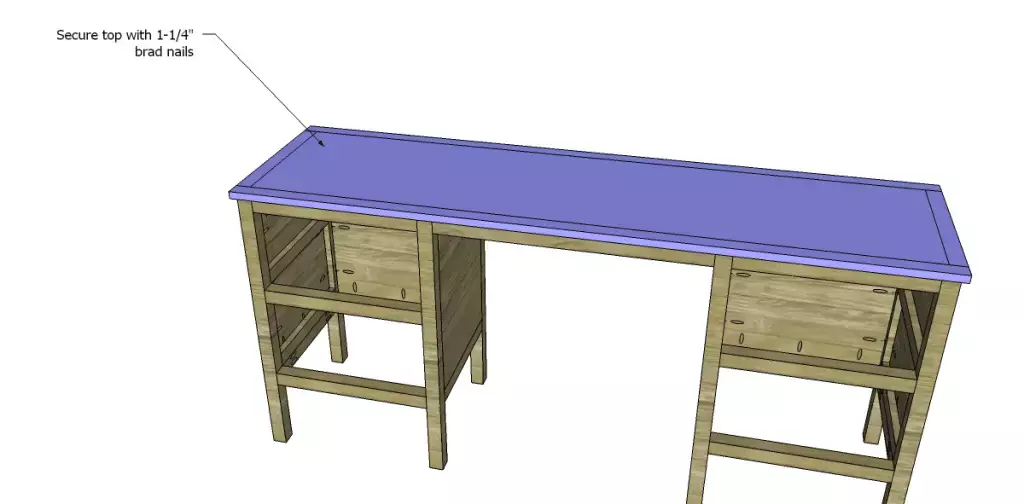 Free plans to build a Sereno desk - Top 1