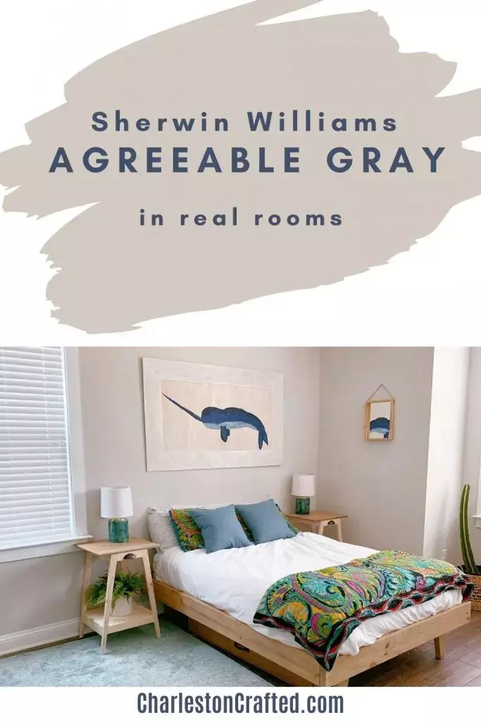 agreeable gray in a bathroom