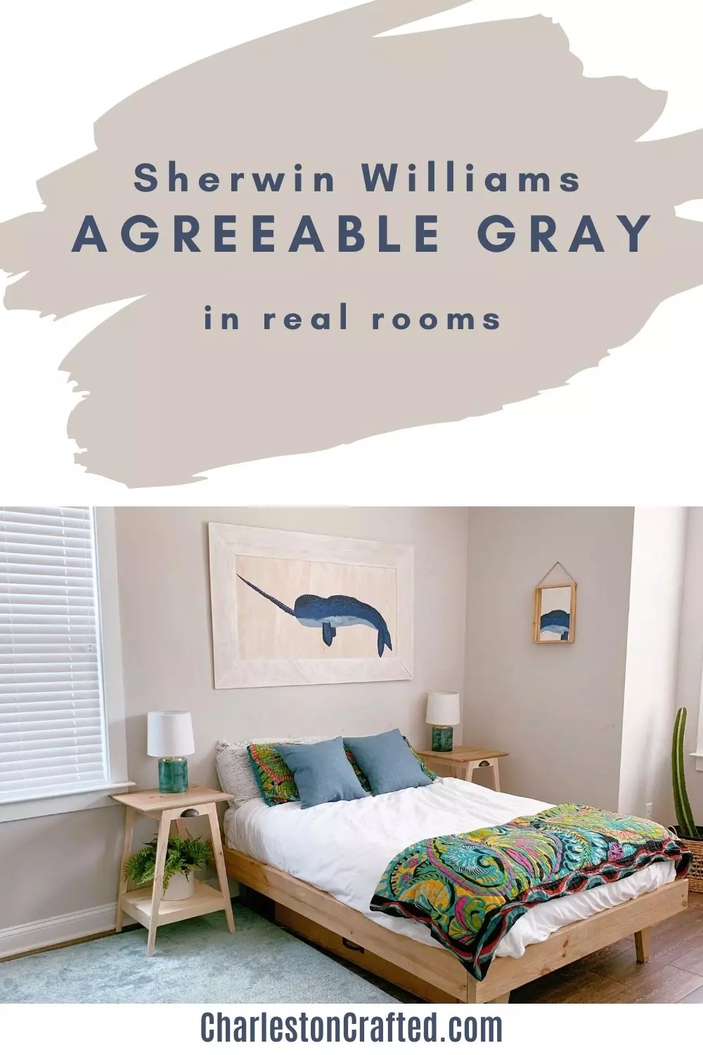 agreeable gray in a living room