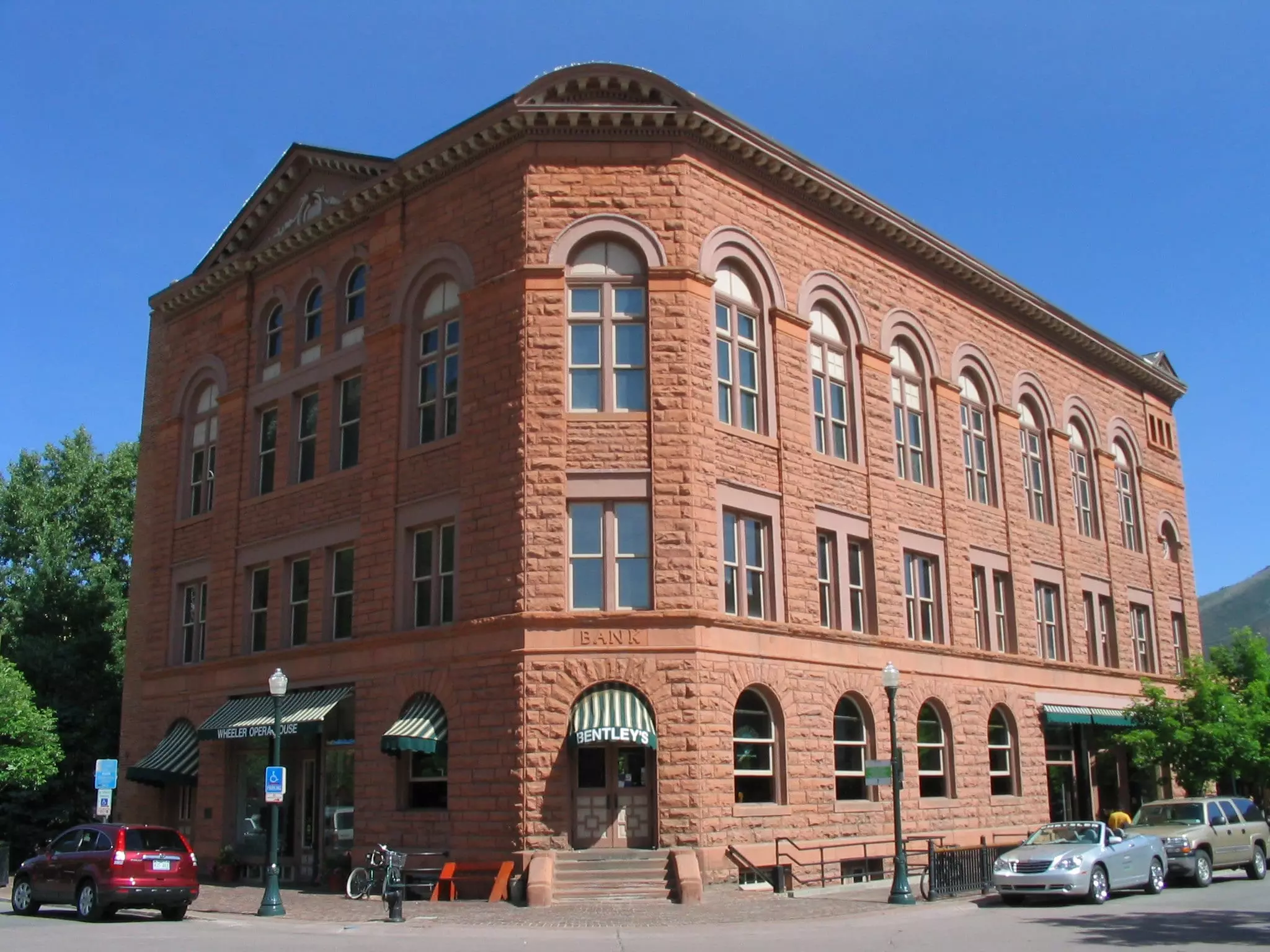 The Wheeler Opera House in downtown Aspen