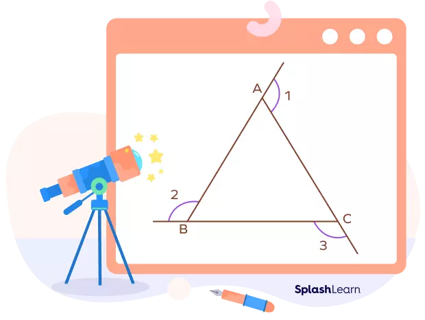 Angle sum property of triangle