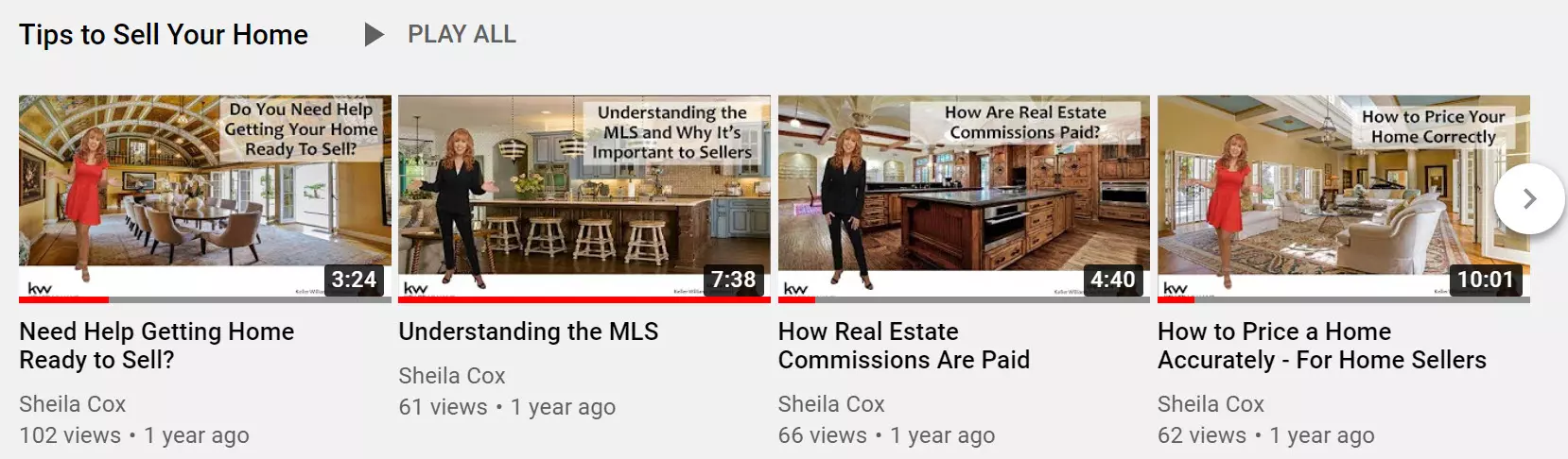 videos for home sellers