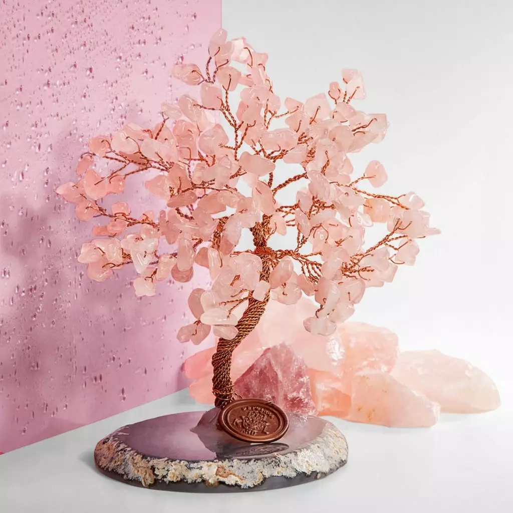 Love Harmony - Feng Shui Rose Quartz Tree