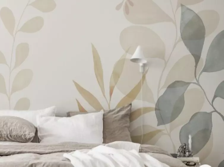 Get an Accent Wall Wallpaper with Dainty Flowers