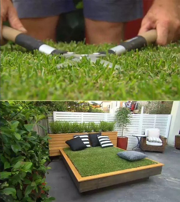 Natural Grass Day Bed