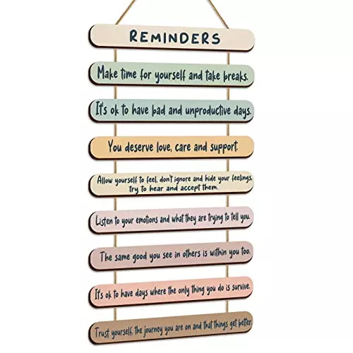 Mental Health Reminders Wall Decors