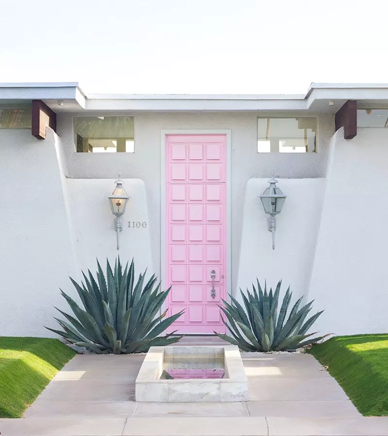 Famous Pink Front Door