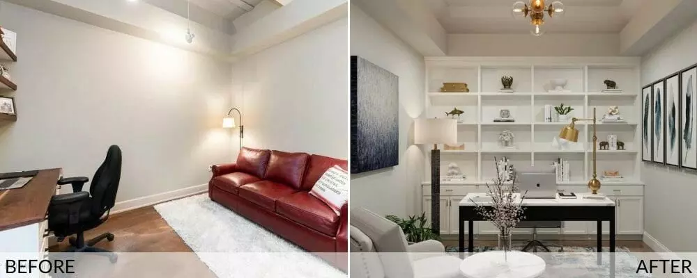 Condo interior design makeover - Before and After
