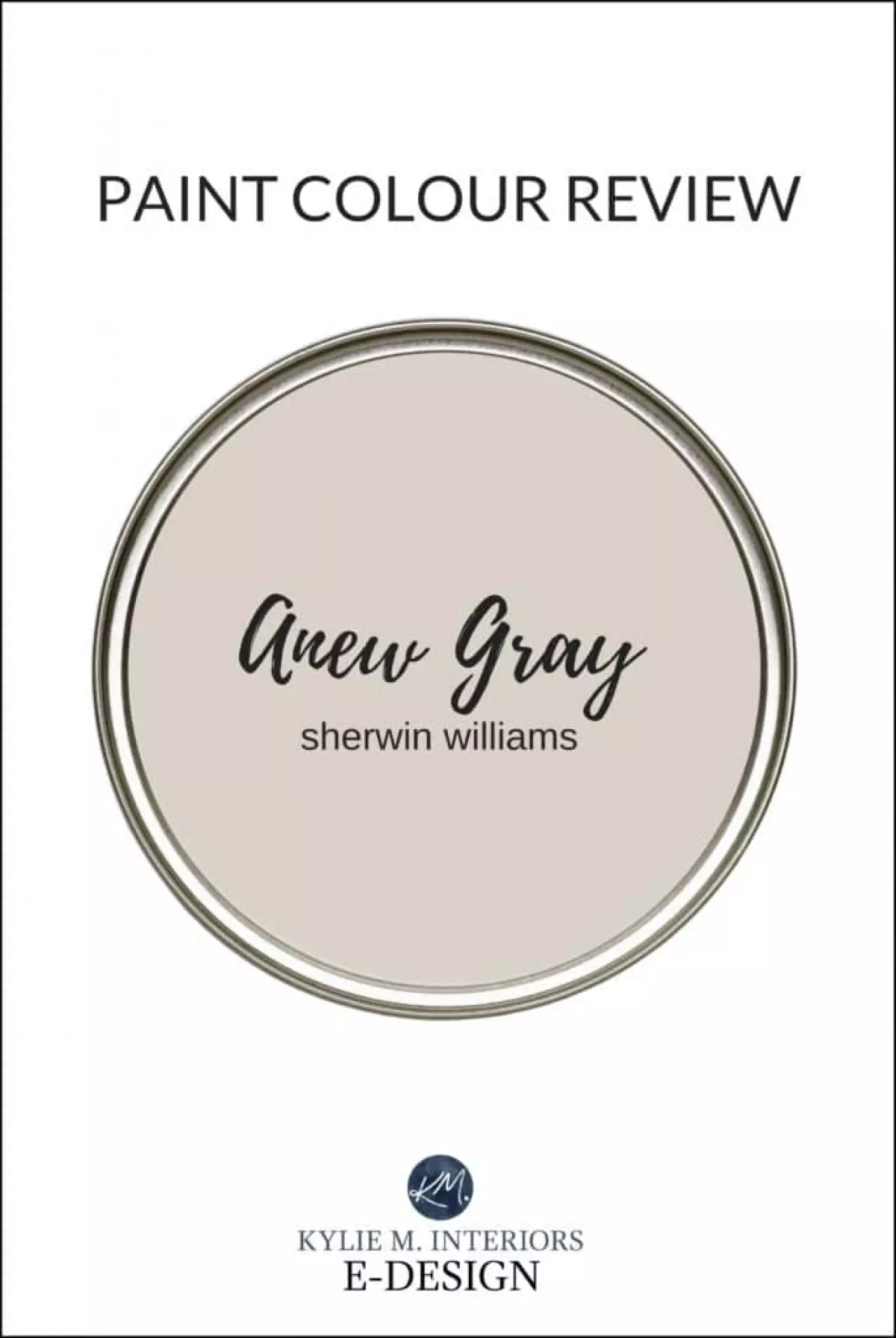 Paint color review of Sherwin Williams Anew Gray