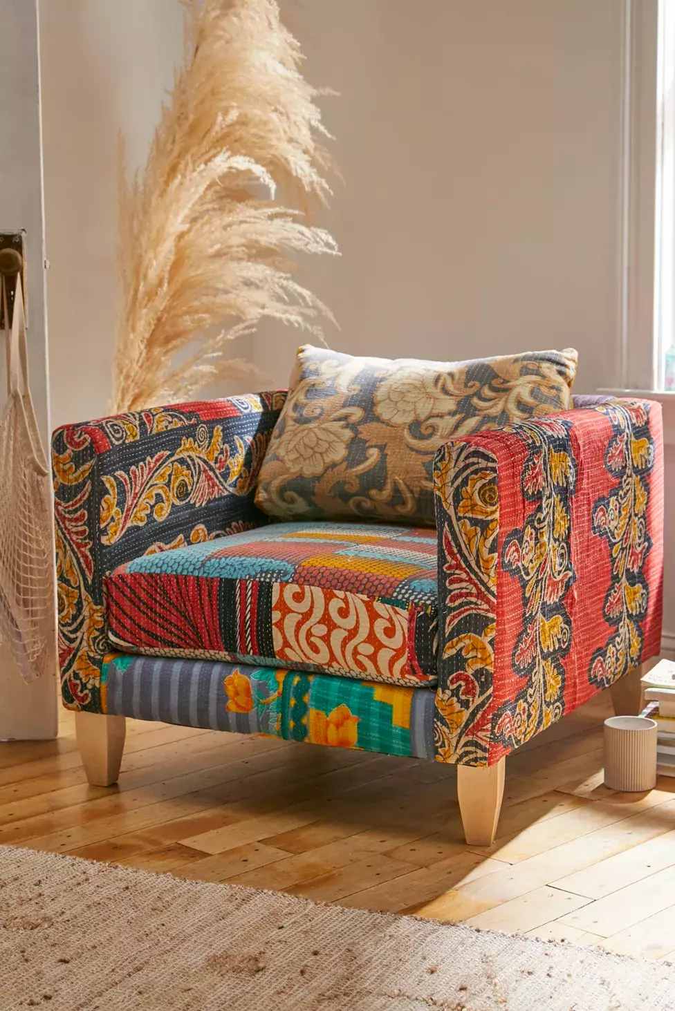 Multi-Colored Kantha Chair