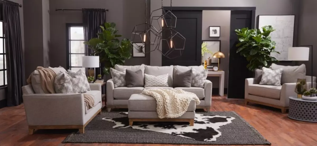 living room grey furniture