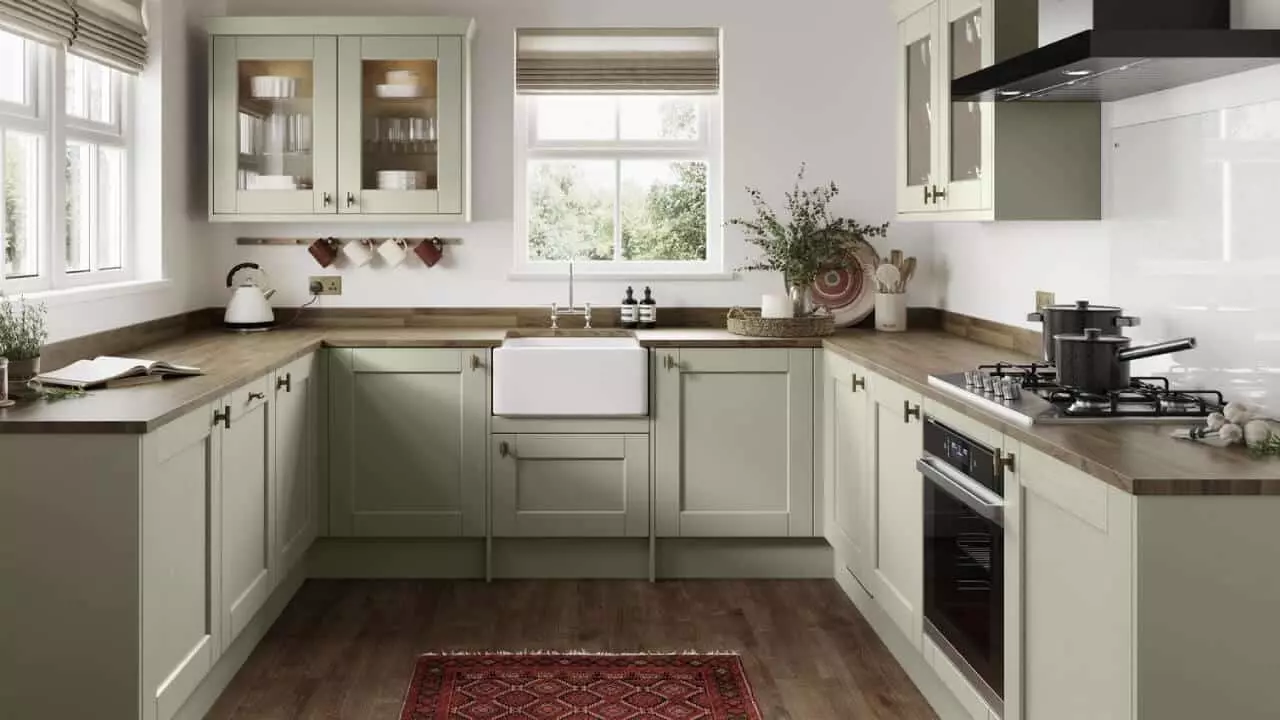 Howdens Fitted Kitchen in the Clerkenwell range