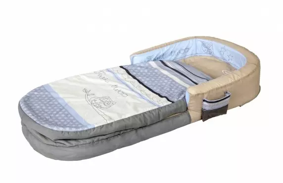 Bag containing the rolled up Ready Bed inflatable travel bed - my Readybed review