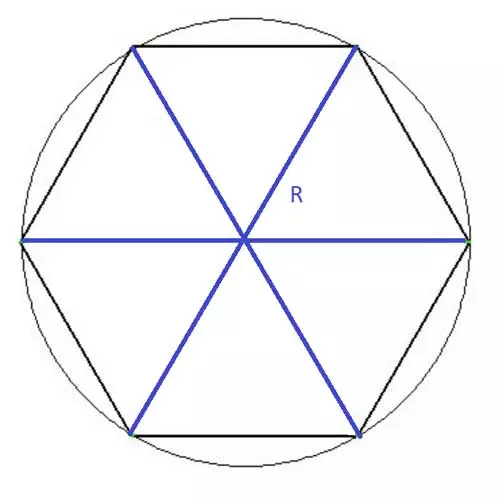 Six Equilateral Triangles