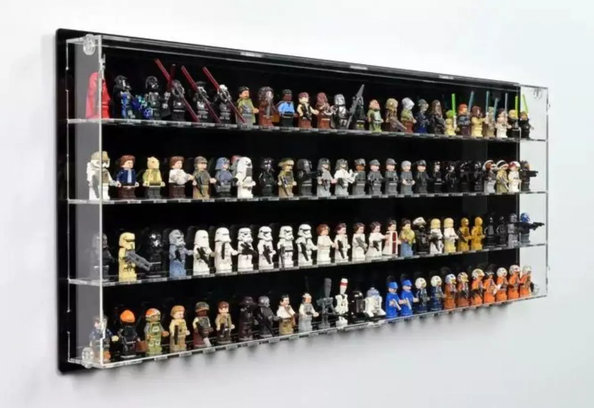 Sourced from 100 LEGO Minifigures Wall Display Case