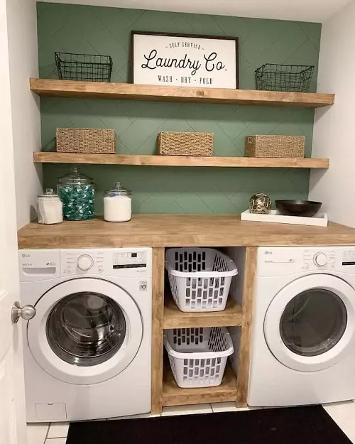 13 Awesome Sage Green Laundry Room Ideas