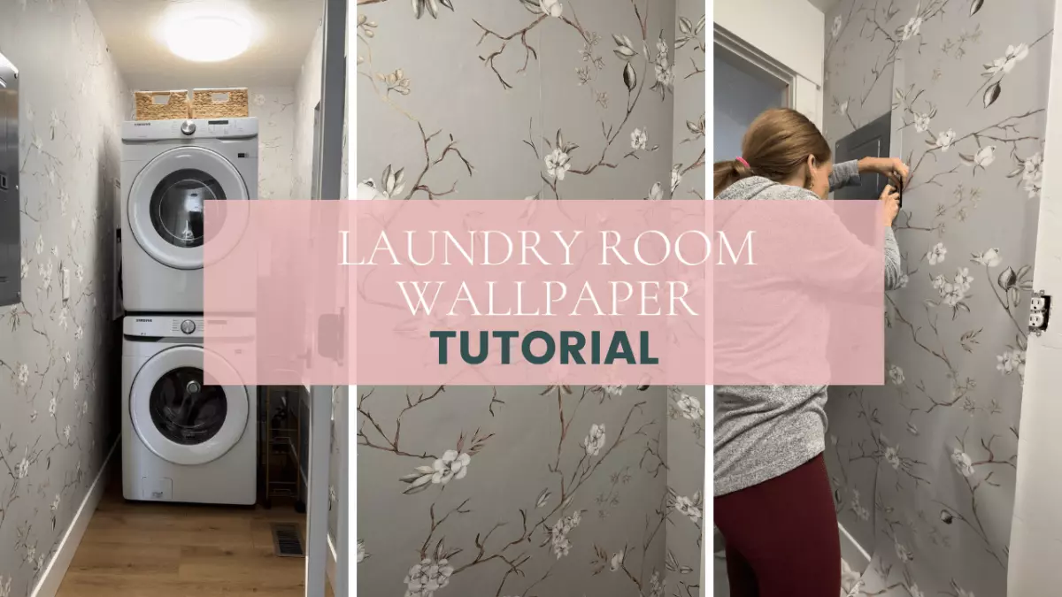 Transform Your Laundry Room with Stunning Wallpaper