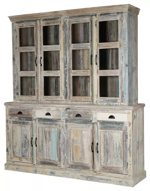 Painted China Cabinet Hutch