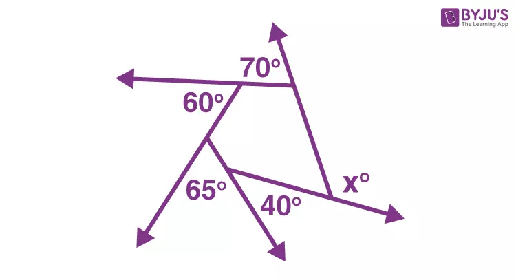 Exterior angle example