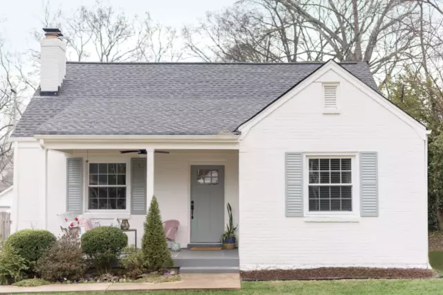 Pick a White Exterior Paint Color. Oyster White Exterior Paint by Sherwin Williams