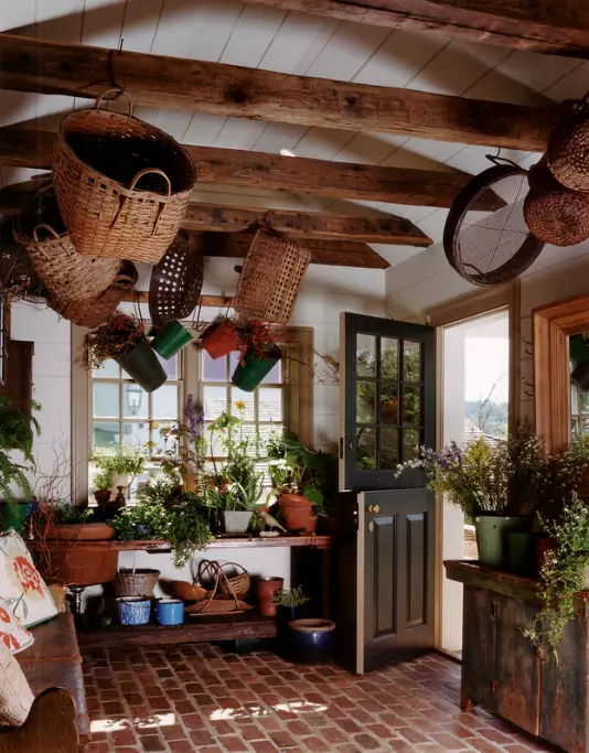 Exposed Wood Ceiling