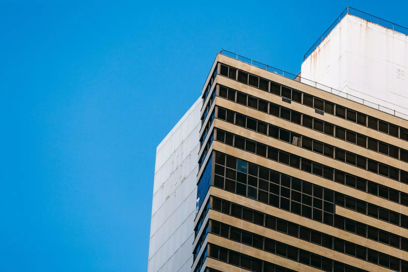 office buildings on a sunny day