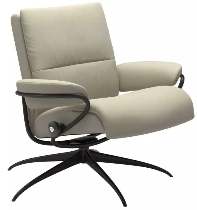 Stressless Reno Large Classic Base Chair and Ottoman