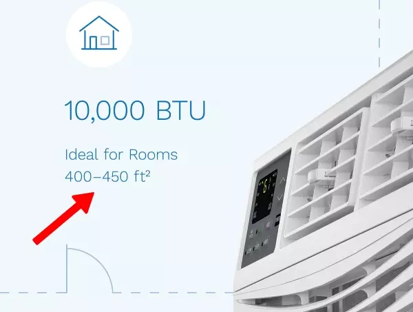 hOmeLabs 10,000 BTU with Energy Star label