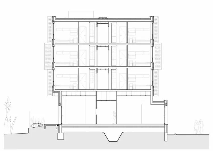 Boarding School in Nimes / MDR Architectes - Facade, Windows