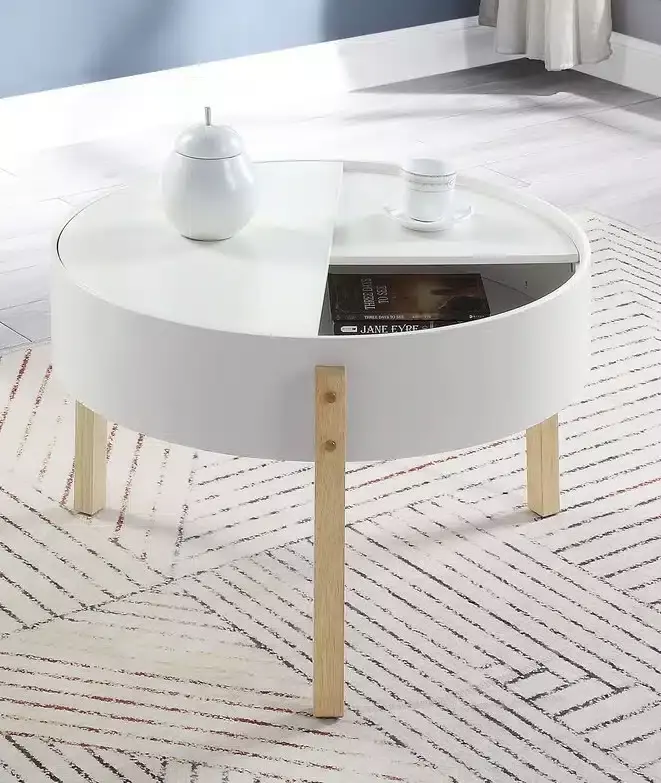 Henton Drum Coffee Table With Storage