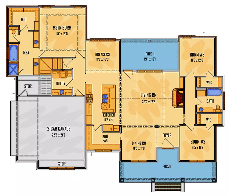 WALK IN PANTRY Small house plans, Walk in pantry, House plans