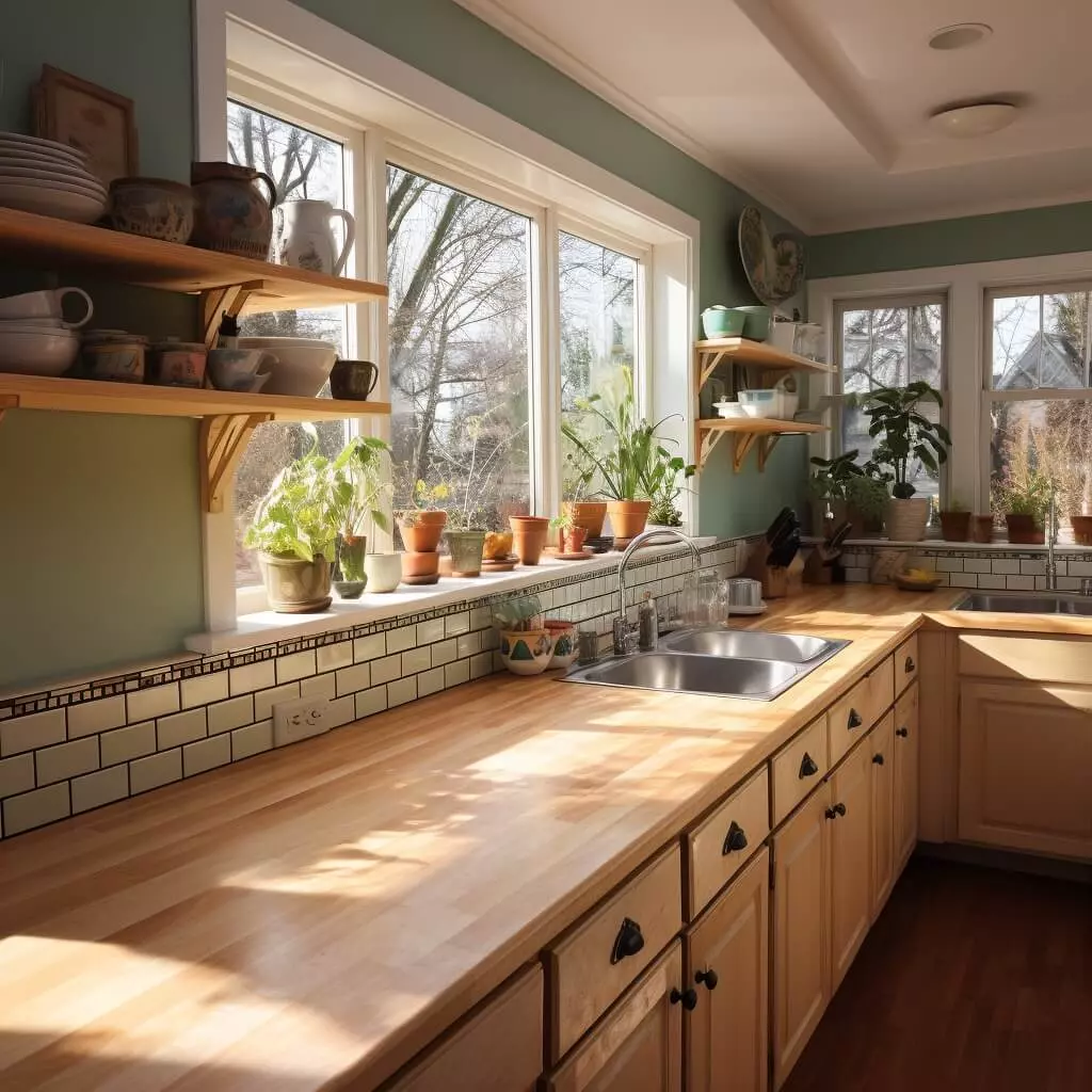 Diy Maple Plywood Kitchen Countertop