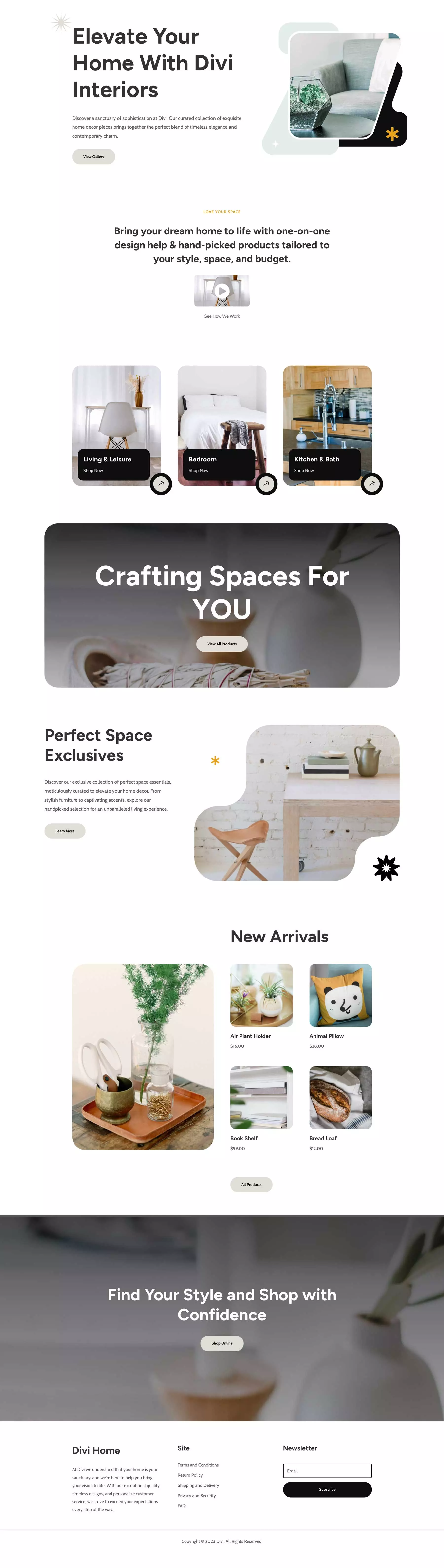 Home Decor layout pack