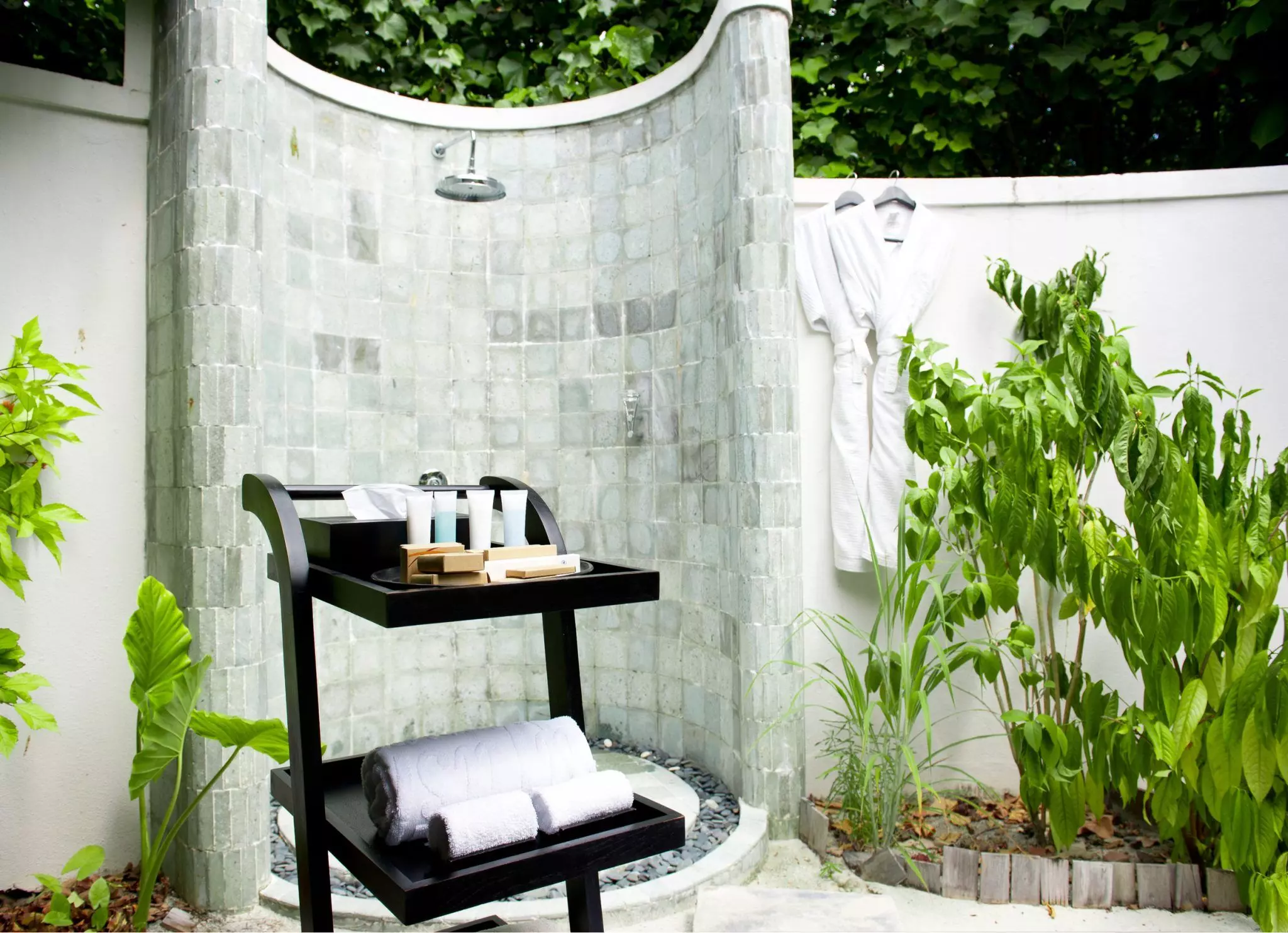 outdoor shower