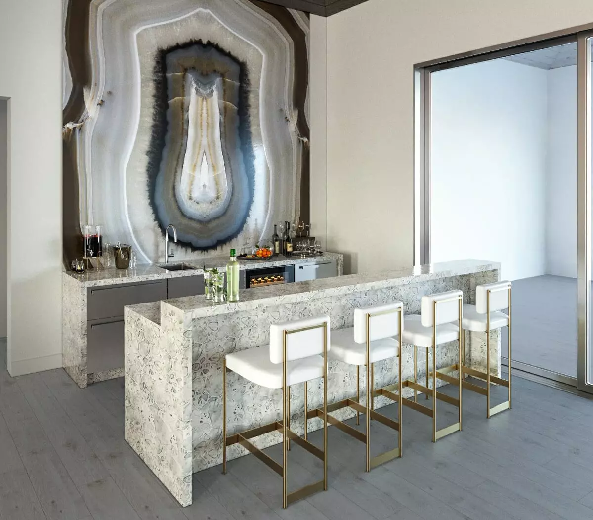 Home bar ideas by Decorilla designer, Liana S