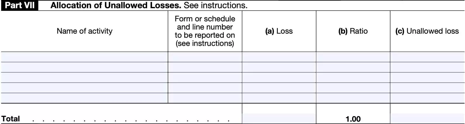 Complete Part V before starting Lines 2a, 2b, and 2c.