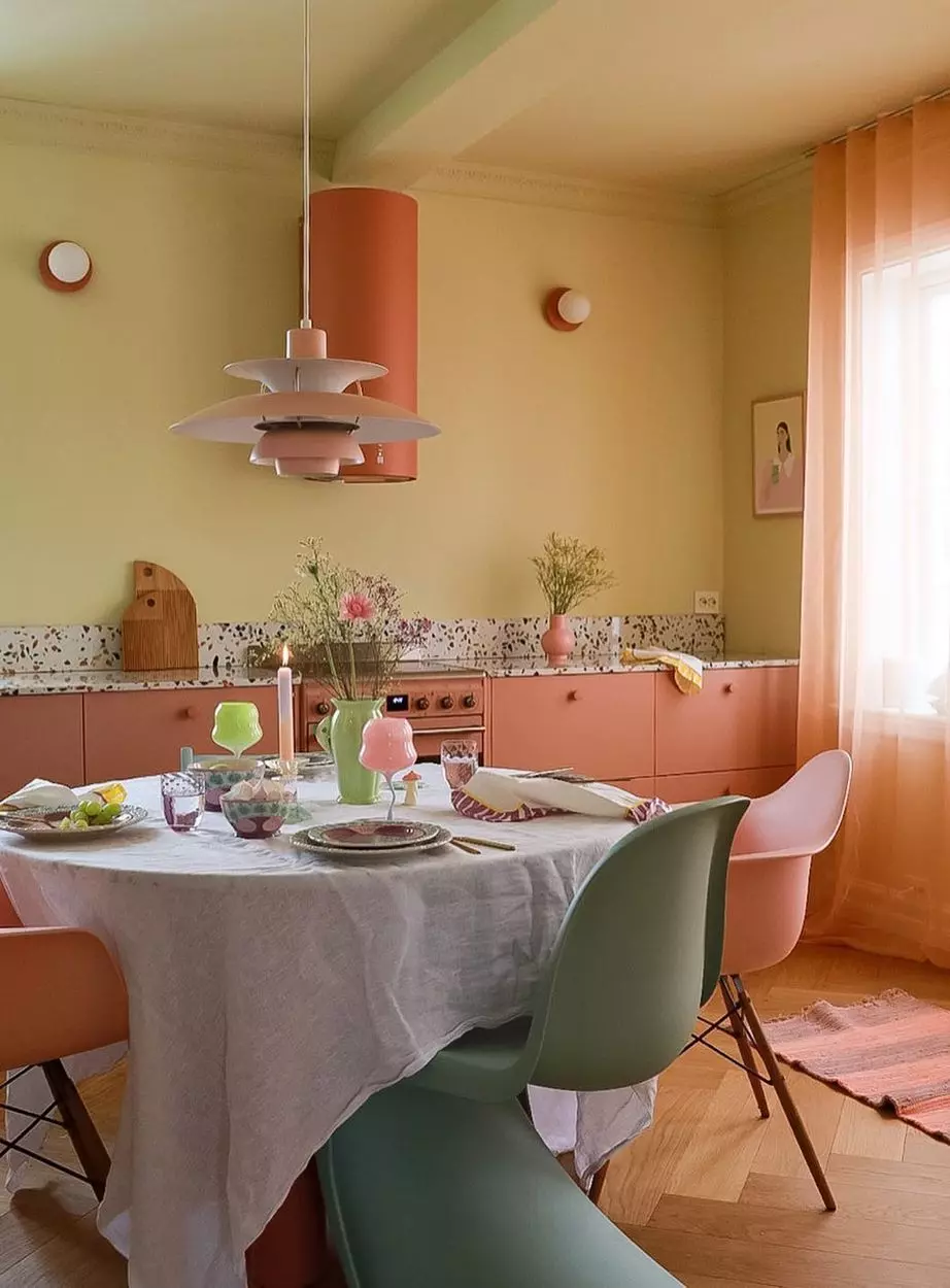 Danish pastel aesthetic Kitchen design