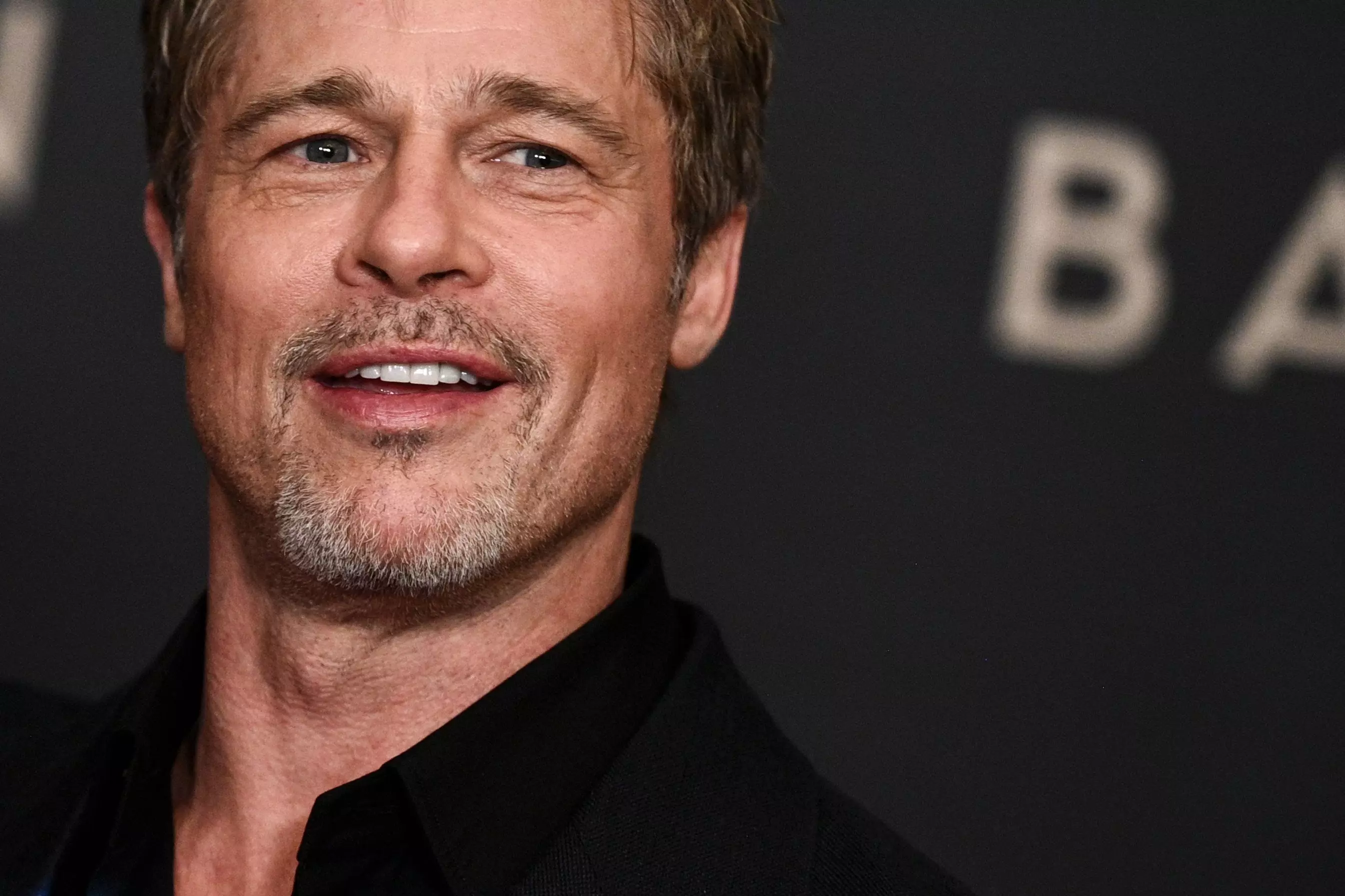 January 14, 2023 : Actor Brad Pitt poses ahead of the French Premiere of