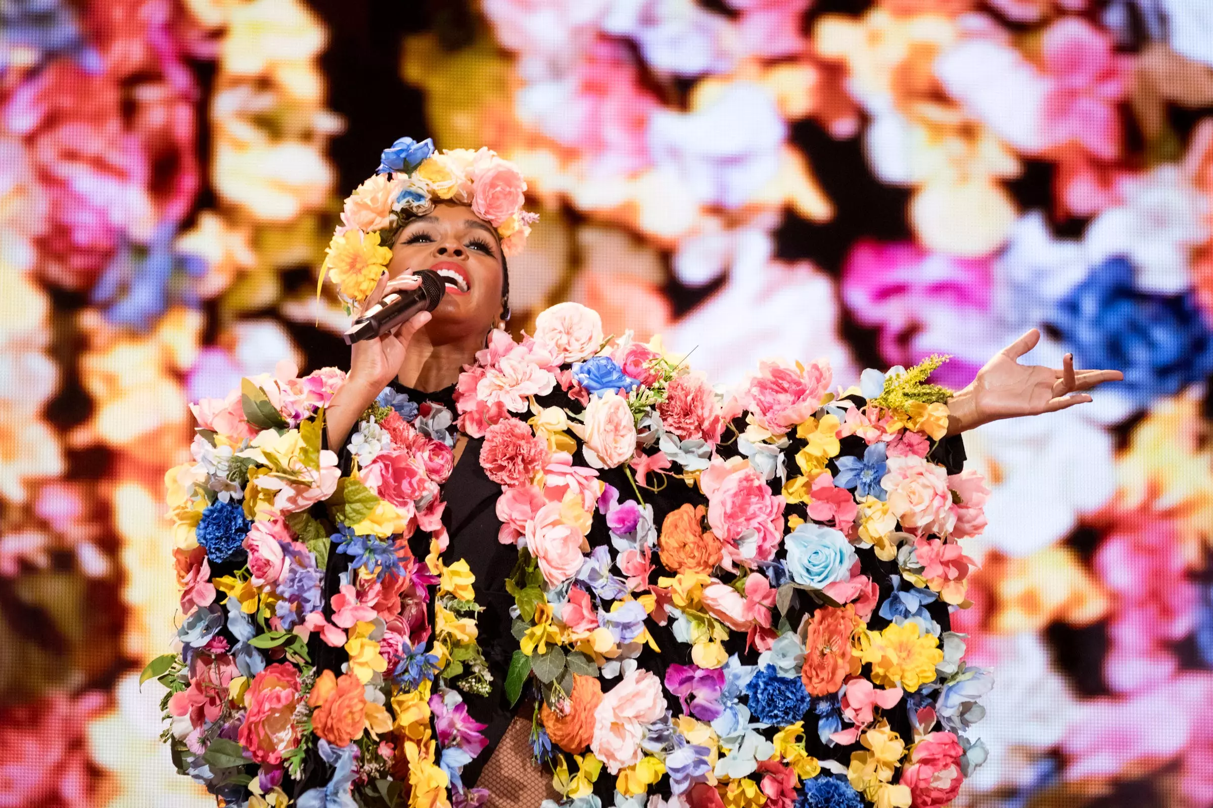 Janelle Monae performs for the Age of Pleasure Tour at the Moody Amphitheater on Wednesday October 11, 2023 (Robert Hein for American-Statesman)