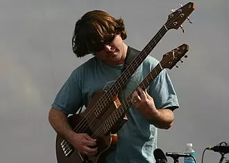 Larry Keel and Keller Williams jamming on a riverboat