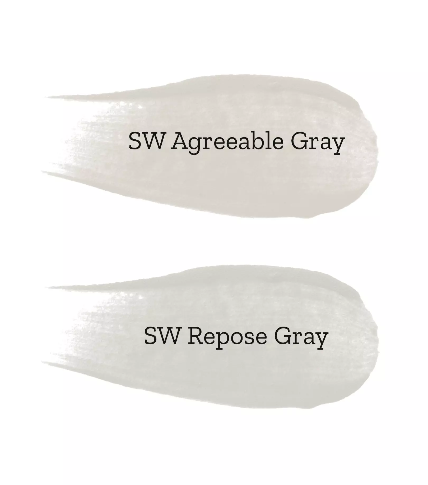 Agreeable Gray vs. Repose Gray