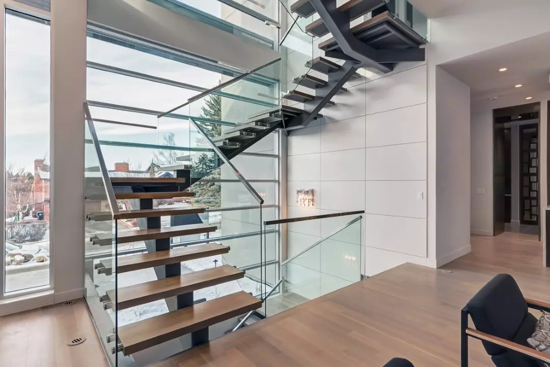 Calgary Interior Glass Handrail Systems Deck Railings