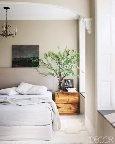 sheepskin rug bedside