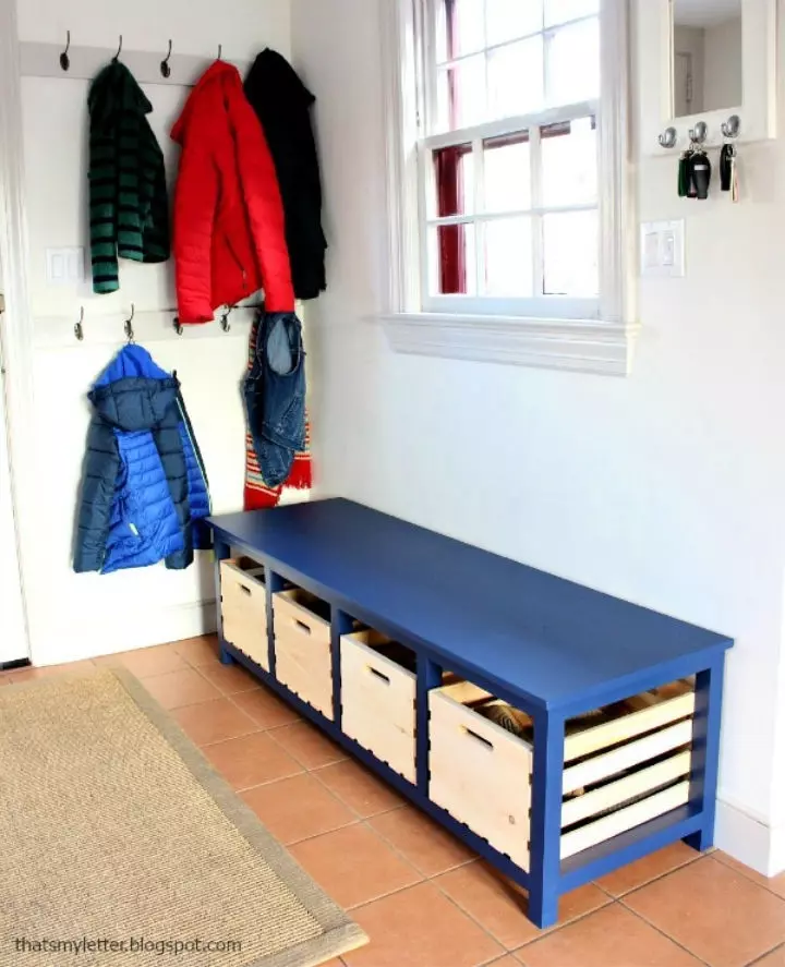 Make an Entryway Bench With Shoe Storage