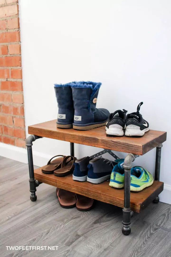 Build an Entryway Shoe Rack Bench - Free Plans