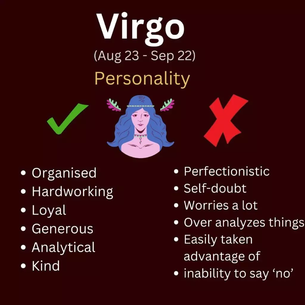 August born Virgo personality traits, both positive and negative