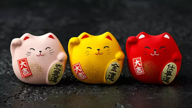 Maneki Neko: Color Meanings